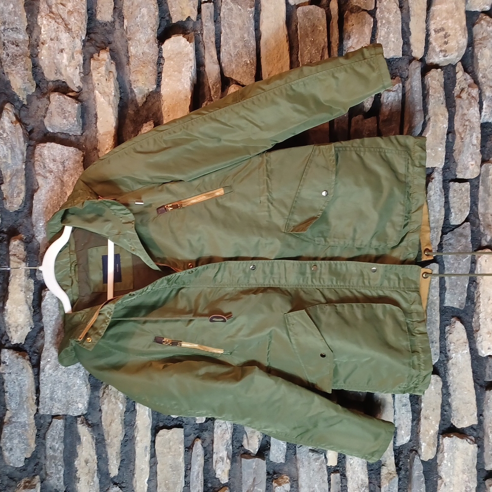 NWOT Zara basic raincoat jacket sz large